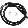 Drag Specialties Brake Line - 18- Softail - Black +6" | 618604-6BLK