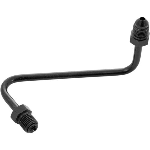 Goodridge Tube Adapter - Double Bend - Black | P666-03BK