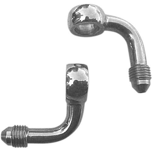 Goodridge Banjo - 3/8" - 90 Degree - Stainless Steel | PB599-03C