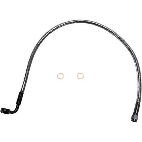 Magnum Black Pearl Front Brake Line - ABS - 90/10mm 22" | AS47222
