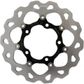 Galfer Wave Brake Rotor - Rear - Black Carrier | DF822FLW