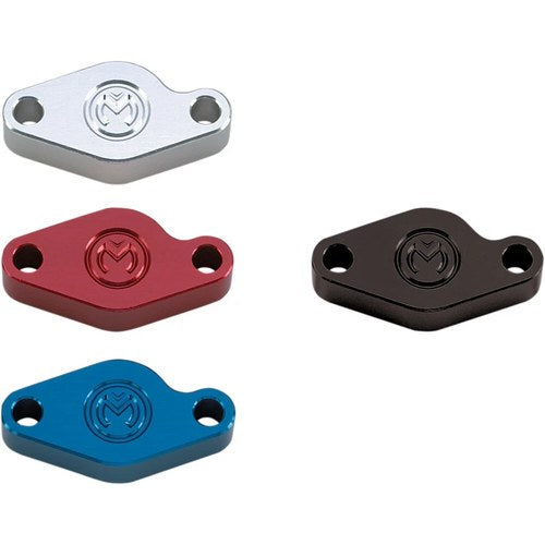 Moose Racing E-Brake Block-Off Plate - Black | BL-BP6061BK