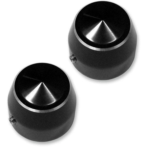 Accutronix Axle Caps - Black - Elite - 1" | TAC101-EN