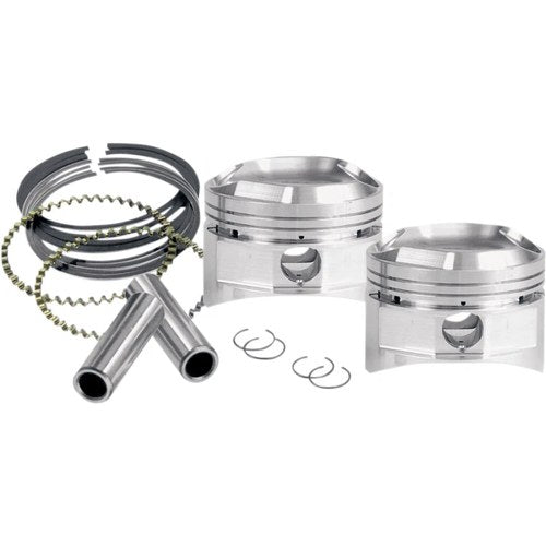 S&S Cycle Piston Kit for Super Stock Heads - +0.010" - 3.625" Bore | 92-1061