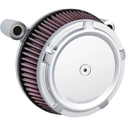Arlen Ness Big Sucker Stage I Air Filter Kit w/ Synthetic Filter, Beveled 50-847
