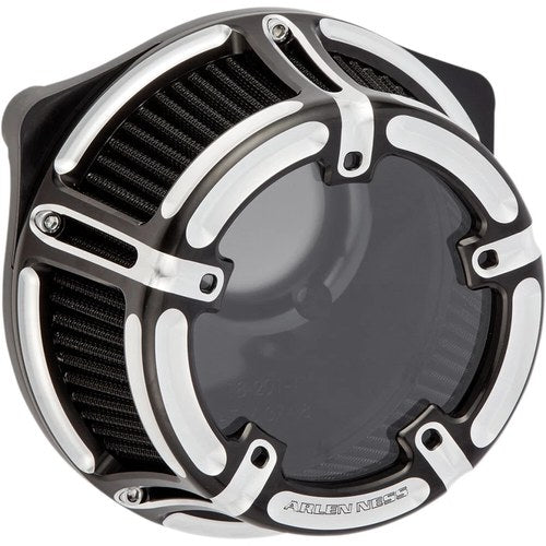 Arlen Ness Air Cleaner Method Sucker XL (Black / Silver) 18-963