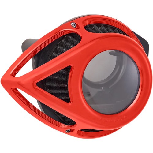 Arlen Ness Air Cleaner Clear Tear 00-17 Twin Cam (Red) 18-904