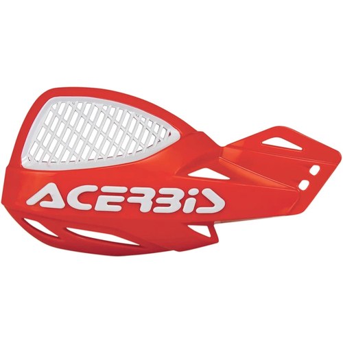 Acerbis Red/White Vented Uniko Handguards | 2072671005