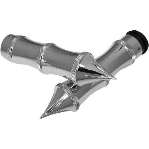 Accutronix Chrome Tribal Grips for Tbw | GR101-LC