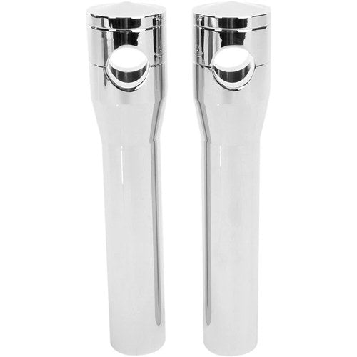 Accutronix Chrome 8" Standard Risers | HRS1358-C