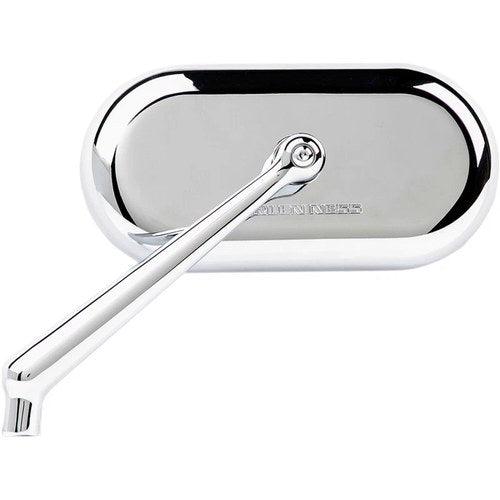 Arlen Ness Oval Mirror - Chrome - Left | 13-171
