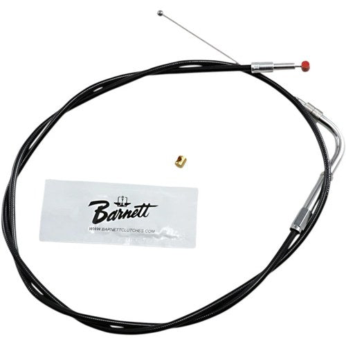 Barnett Extended 3" Black Throttle Cable for '02 - '07 Flhr | 101-30-30016-03
