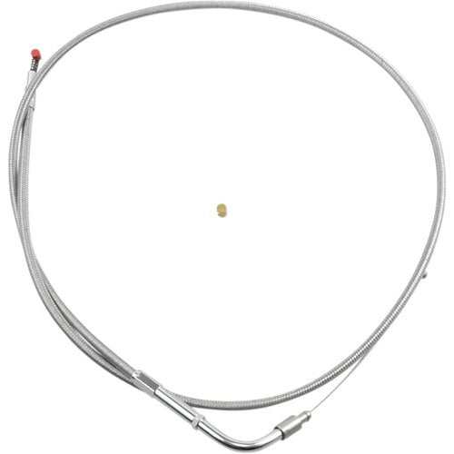 Barnett Stainless Steel Idle Cable for '02 - '07 Flhr | 102-30-40016
