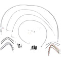 Burly Brand Complete Stainless Braided Handlebar Cable/Brake Line Kit | B30-1053