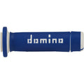 Domino Blue/White ATV Grips | A18041C4648