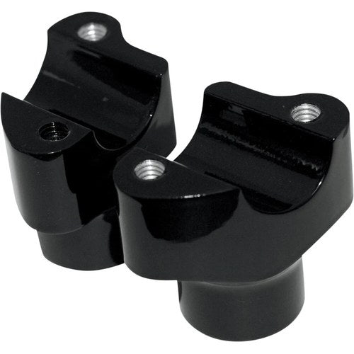 Drag Specialties Black 1-1/2" Buffalo Risers | 0602-0350
