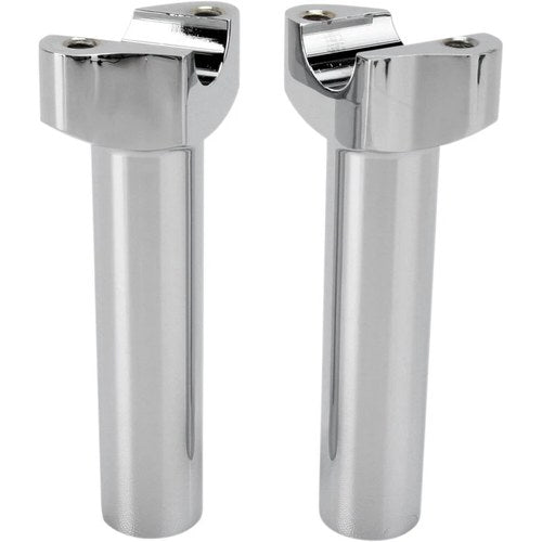 Drag Specialties Chrome 5.5" Straight Risers | 241003