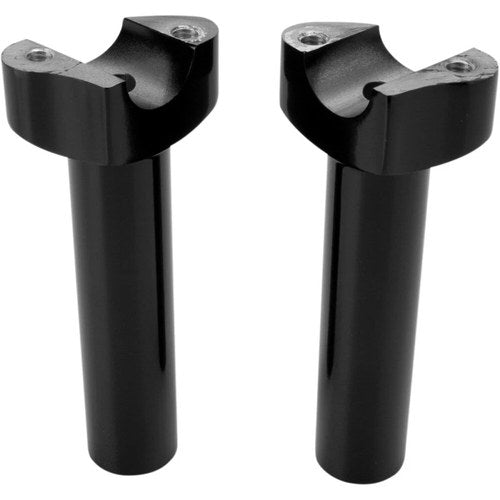 Drag Specialties Black 5.5" Straight Risers | 241613