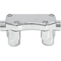 Drag Specialties 1-1/2" Chrome Buffalo Risers w/ Top | 0602-0453