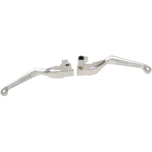 Drag Specialties Chrome Slotted Levers | H07-0602
