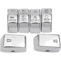 Drag Specialties Chrome Switch Caps for '12 - '15 Street Models | H18-0343CO-C