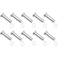 Drag Specialties Chrome Brake Lever Pivot Pins for '08 - '19 FL | 74114H3