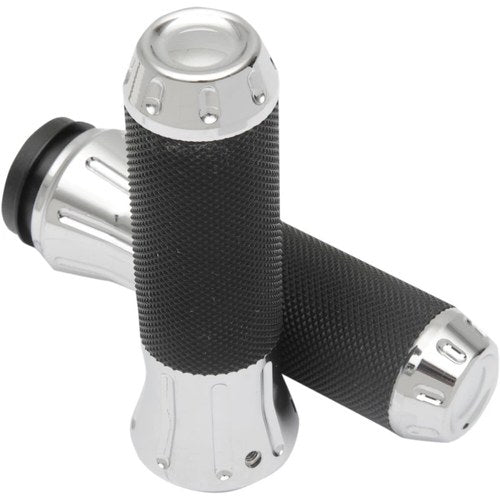 Drag Specialties Chrome Custom Grips for Tbw | 354121