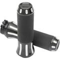 Drag Specialties Black Cut Custom Grips | 354126