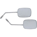 Drag Specialties Rectangle Mirrors - Long - Chrome | 60-0014/15X