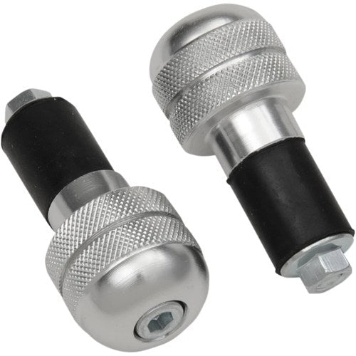 K&S Technologies Silver Anti-Vibrating Bar End | 15-6002