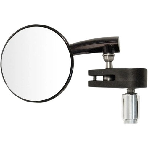 Emgo Bar End Mirror - Black - Left | 20-34042