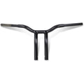 LA Choppers Black 12" One Piece Bent Kage Fighter Handlebar | LA-7338-12B