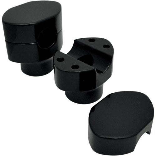 LA Choppers Black Paughco Springer Riser for 1" Handlebars | LA-7410-03B