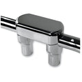 LA Choppers Chrome 3" Hefty Risers w/ Top | LA-7446-03
