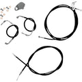 LA Choppers Standard Vinyl Braided Handlebar Cable/Brake Line Kit LA-8050KT-16B