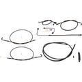 LA Choppers Standard Braided Handlebar Cable/Brake Line Kit | LA-8151KT-13M