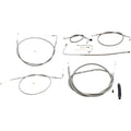 LA Choppers Standard Braided Handlebar Cable/Brake Line Kit | LA-8151KT-19