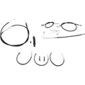 LA Choppers Complete Braided Handlebar Cable/Brake Line Kit | LA-8151KT2B-16B