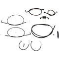 LA Choppers Midnight Cable Kit for Mini Ape Handlebars | LA-8321KT2-08M
