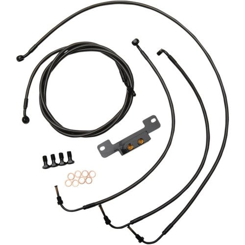 LA Choppers Midnight 16" Cable Kit for '17+ FL w/o ABS | LA-8055KT-16M