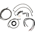 LA Choppers Midnight 12" - 14" Cable Kit for '16 Street Glide | LA-8012KT2B-13M