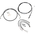 LA Choppers Complete Vinyl Braided Handlebar Cable/Brake Line Kit LA-8153KT2-13B
