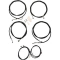 LA Choppers Complete Vinyl Braided Handlebar Cable/Brake Line Kit LA-8054KT3-08B