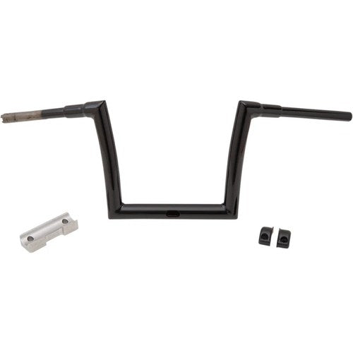 Todd's Cycle Gloss Black 1-1/2" Touring Strip Handlebar w/10" Rise | 0601-5198