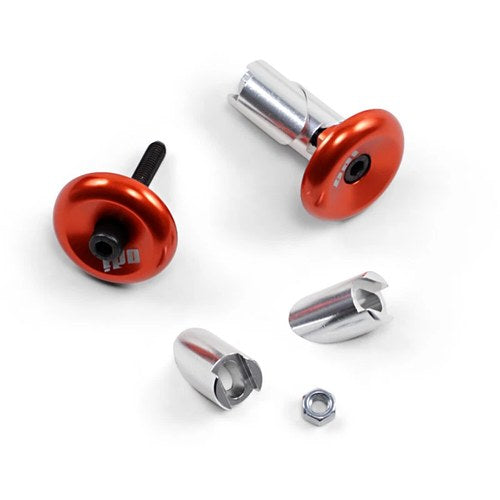 Odi Orange Aluminum Bar End | F71APO