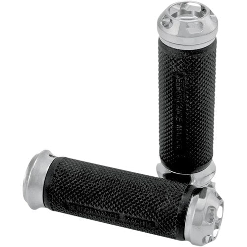 Performance Machine Chrome Elite Apex Grips for Tbw | 0063-2044-CH