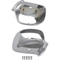 Parts Unlimited Mirror Housings - Chrome | 45-1232