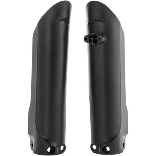 Acerbis Lower Fork Covers for Inverted Forks - Black | 2686000001