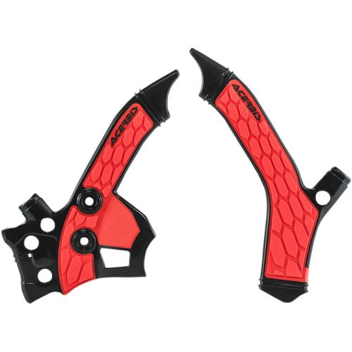 Acerbis X-Grip Frame Guards - CRF250L - Black/Red | 2726851042