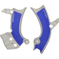 Acerbis X-Grip Frame Guards - YZ450F - Silver/Black | 2689411404